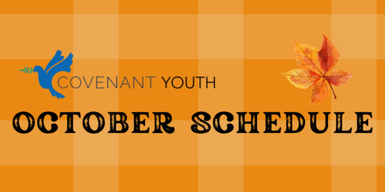 Covenant Youth: October Calendar