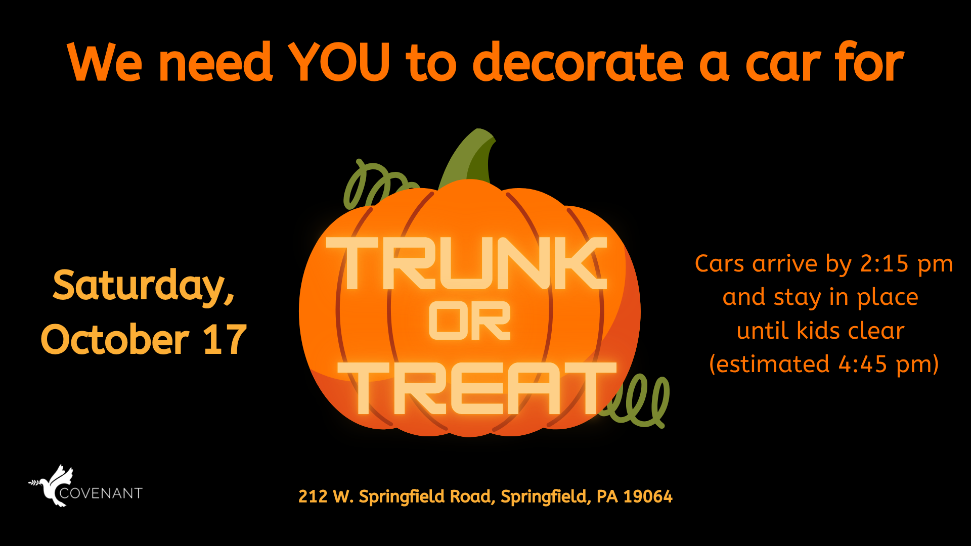 We need YOU to decorate a car for