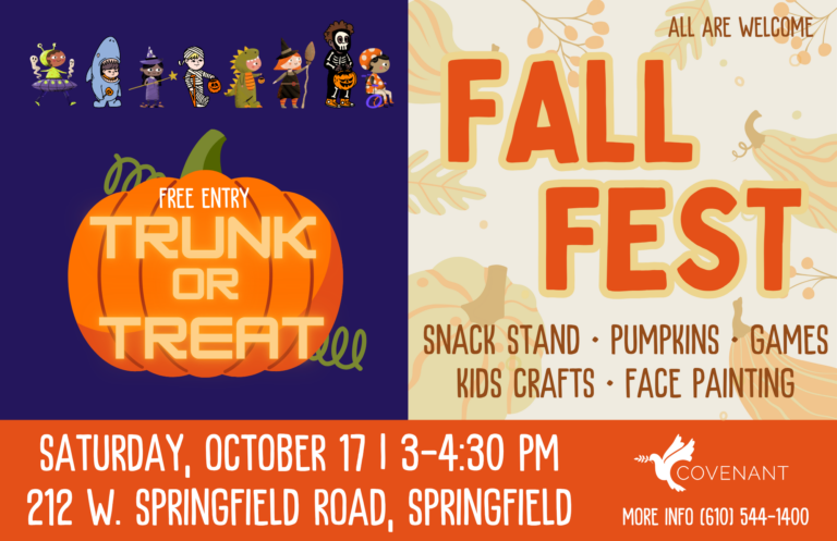 Trunk or Treat + Mini Pumpkin Patch = FALL FEST!!!